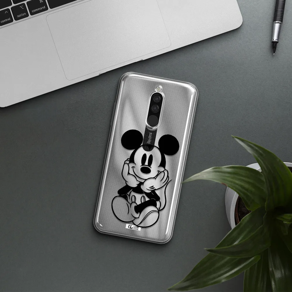 A Cartoon Of A Mouse Xiaomi Redmi 8 Clear Tpu Case