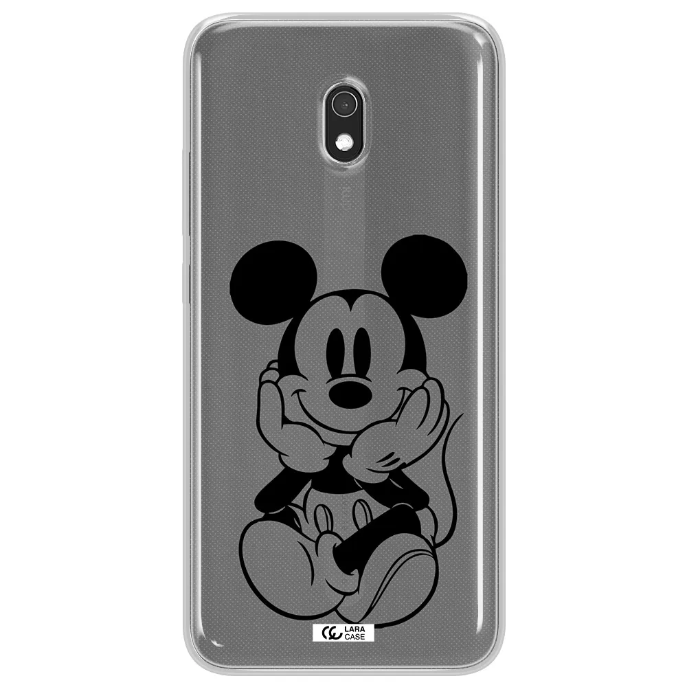a cartoon of a mouse Xiaomi Redmi 8A Clear TPU Case