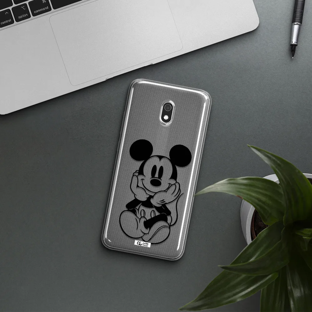 a cartoon of a mouse Xiaomi Redmi 8A Clear TPU Case