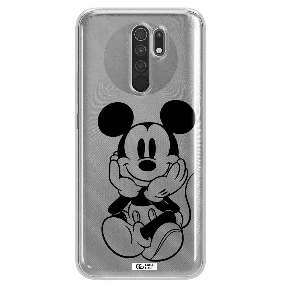a cartoon of a mouse Xiaomi Redmi 9 Clear TPU Case