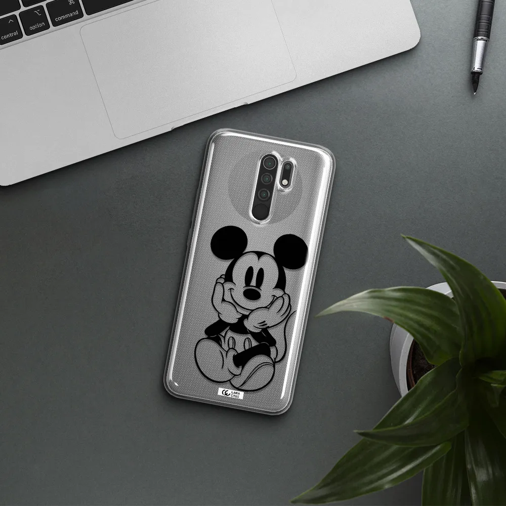 a cartoon of a mouse Xiaomi Redmi 9 Clear TPU Case