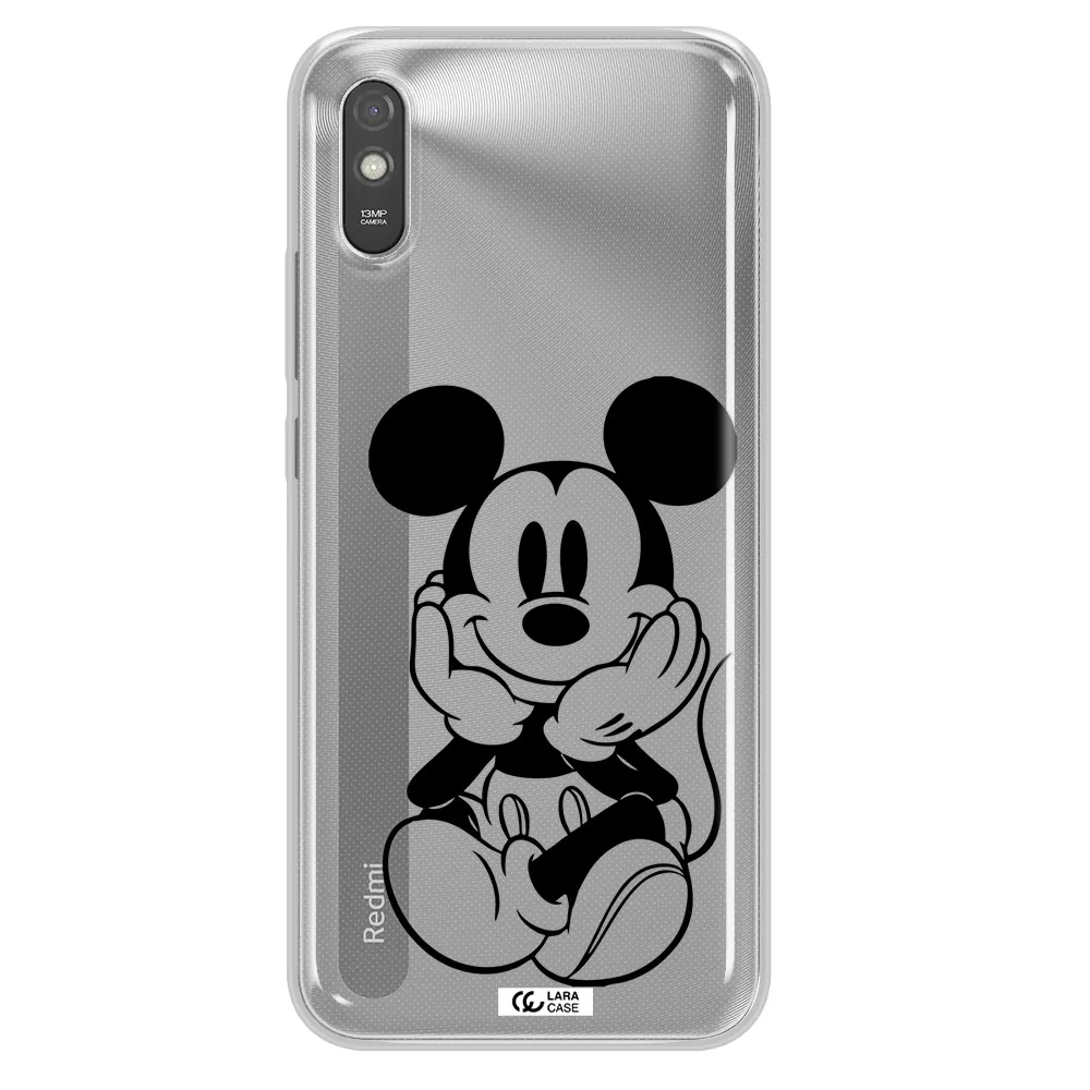 a cartoon of a mouse Xiaomi Redmi 9A Clear TPU Case