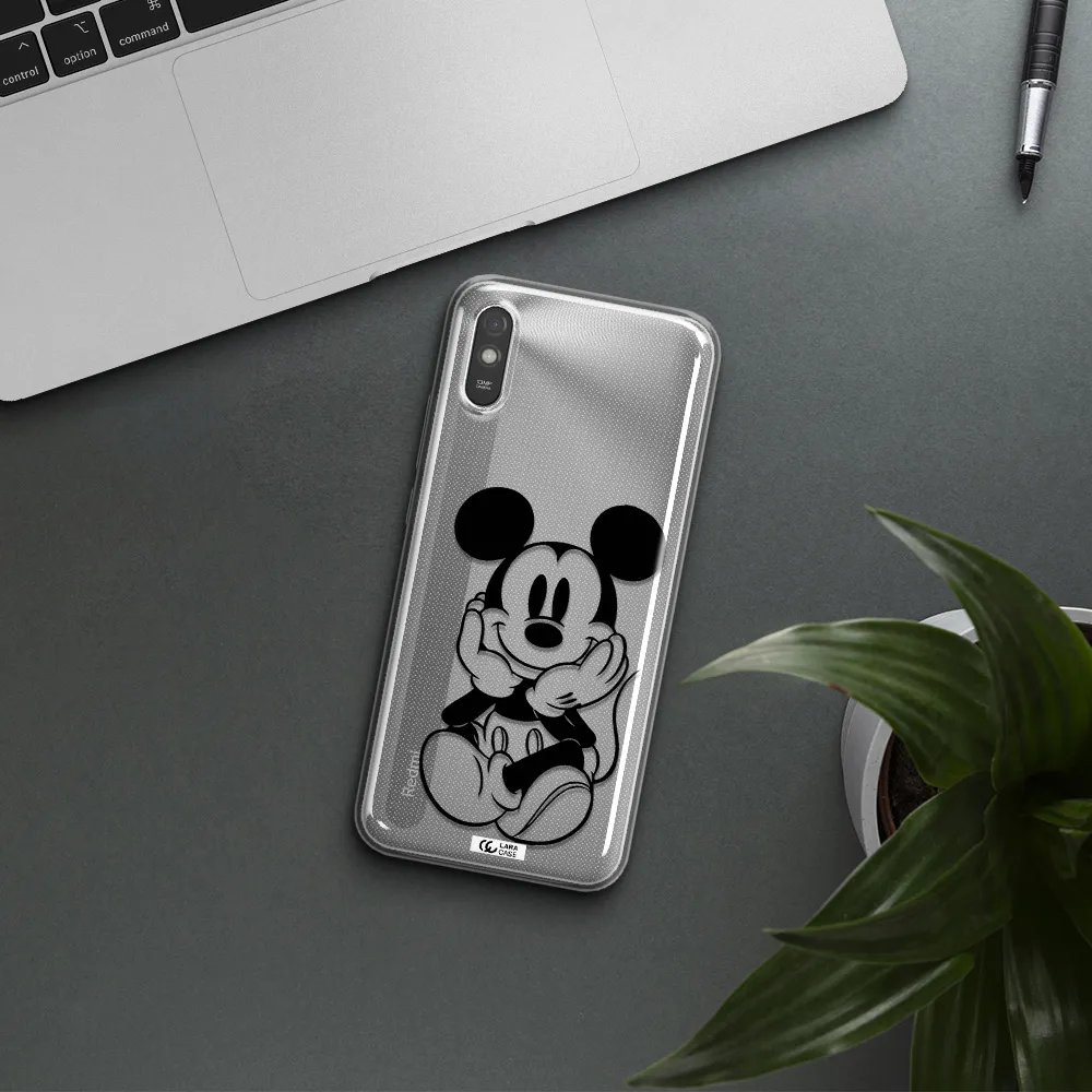 a cartoon of a mouse Xiaomi Redmi 9A Clear TPU Case