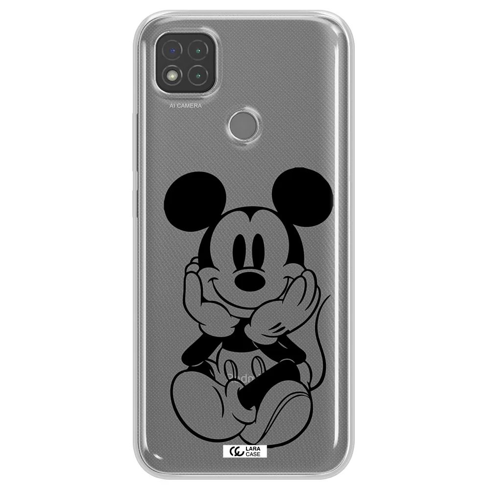 a cartoon of a mouse Xiaomi Redmi 9C Clear TPU Case