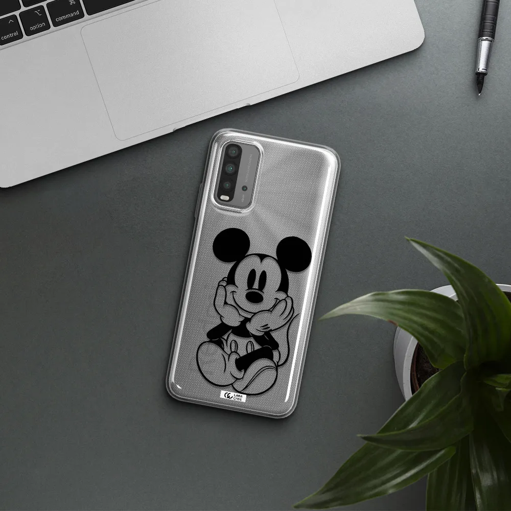 a cartoon of a mouse Xiaomi Redmi 9T Clear TPU Case