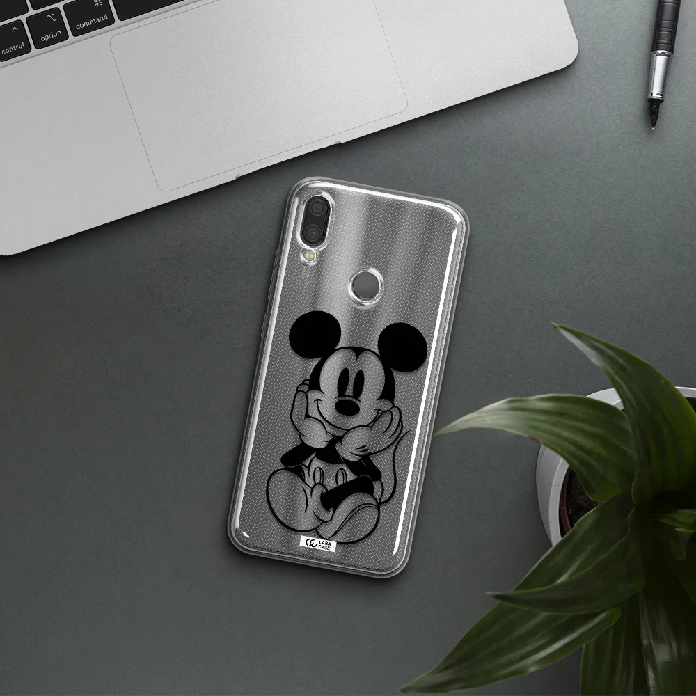 a cartoon of a mouse Xiaomi Redmi Note 7 Clear TPU Case