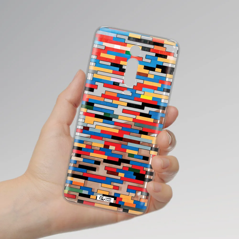A Colorful Rectangular Pattern On A White Surface Xiaomi Redmi K20 Clear Tpu Case