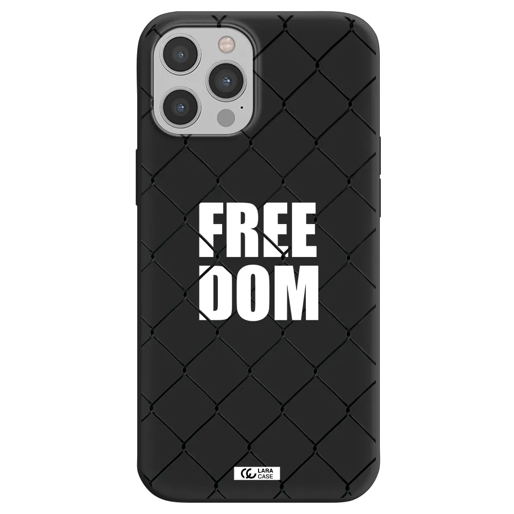 a close-up of a chain link fence Apple iPhone 12 pro Silicone black Case
