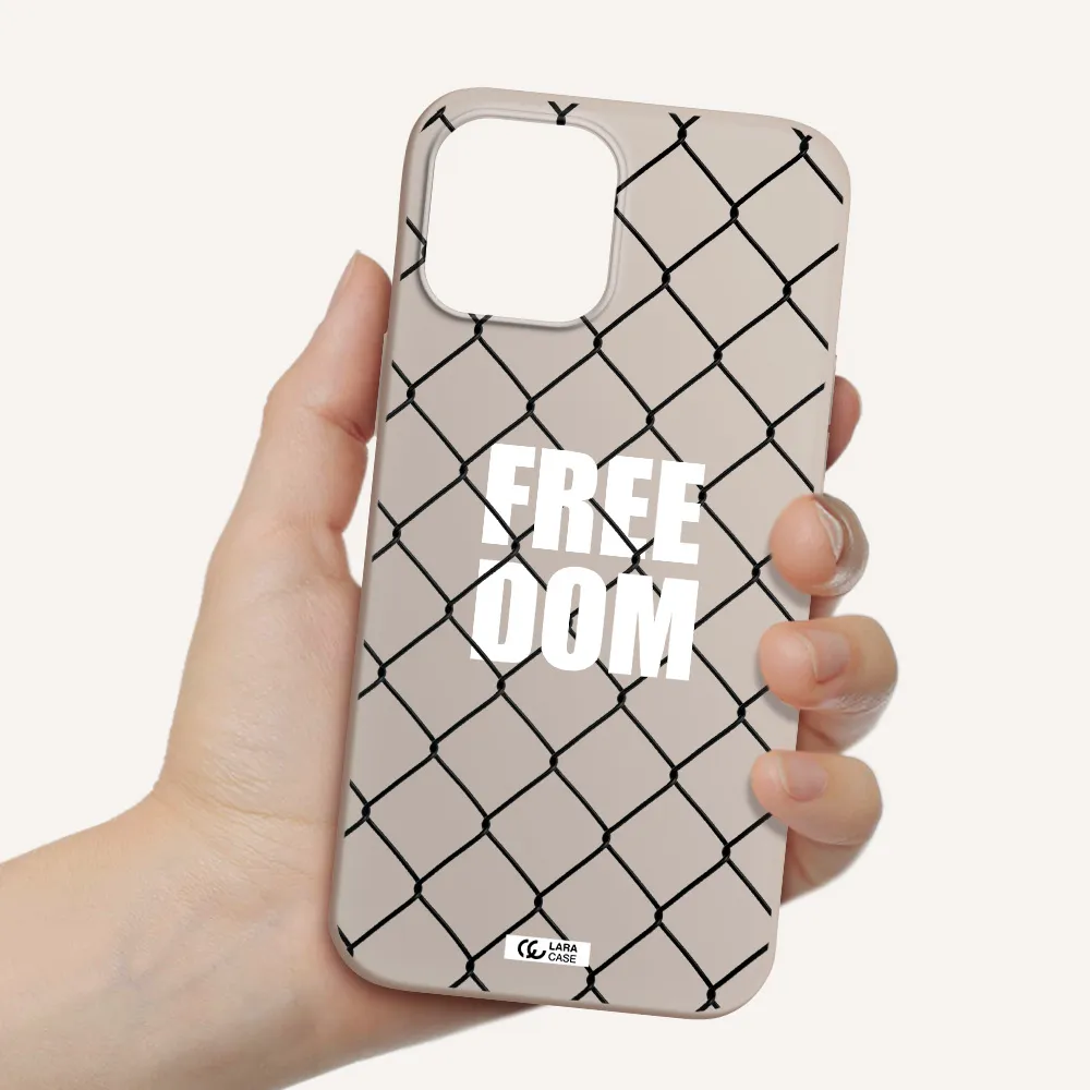 a close-up of a chain link fence Apple iPhone 12 pro Silicone Stone Case
