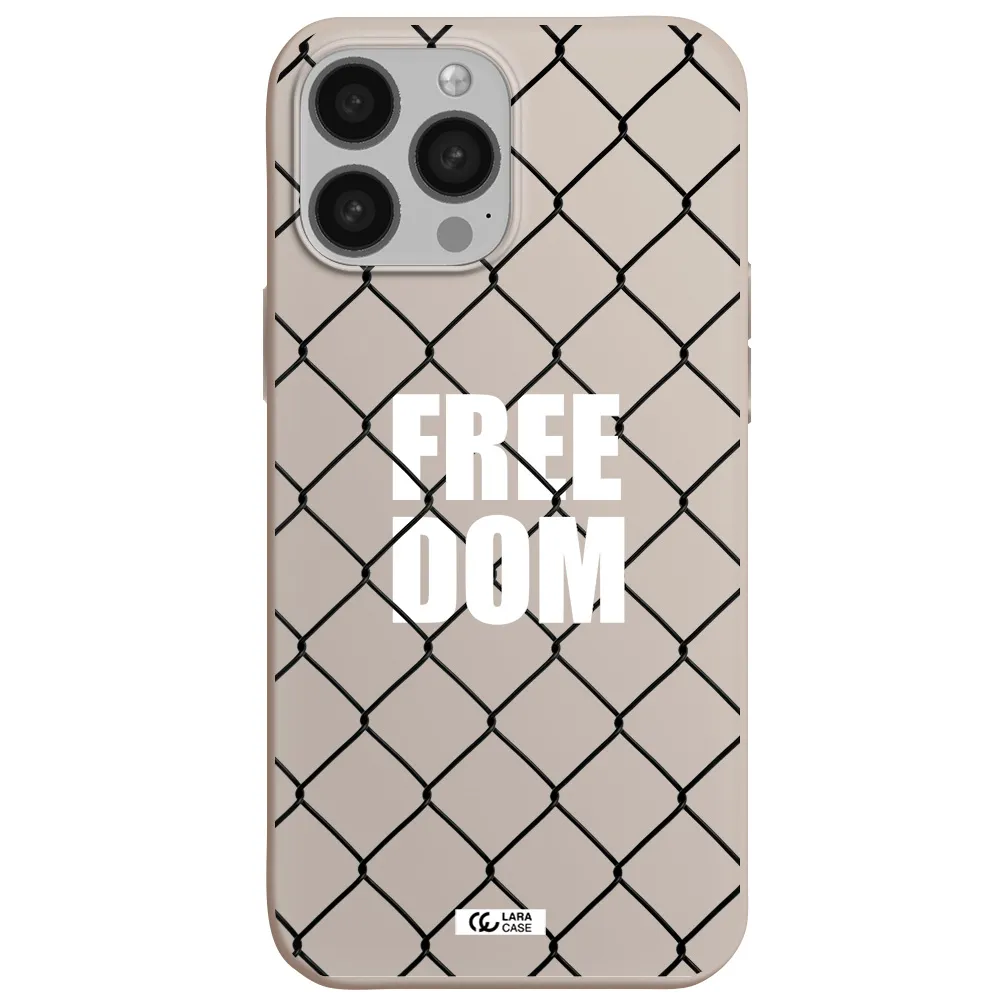 a close-up of a chain link fence Apple iPhone 13 Pro Max Silicone Stone Case