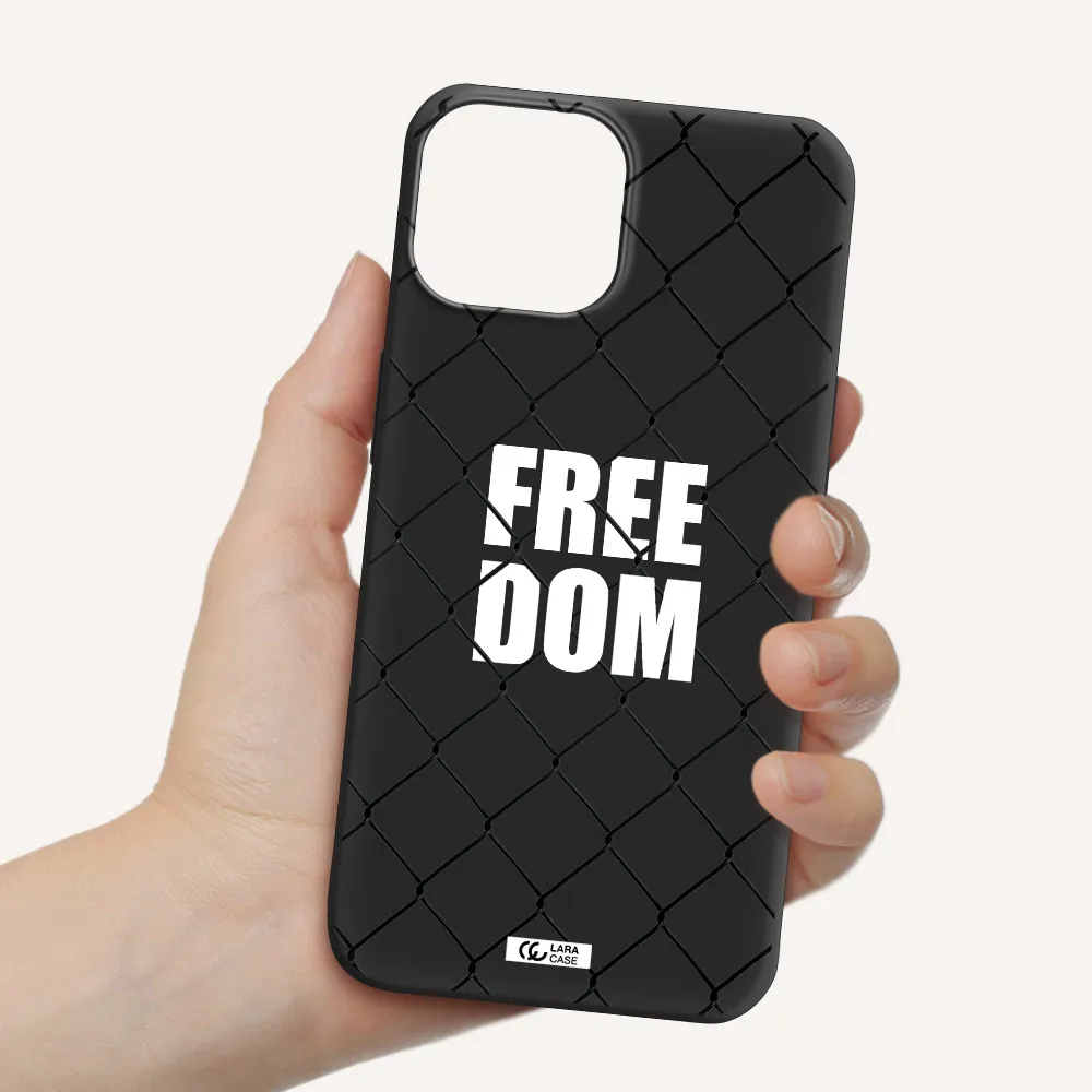 a close-up of a chain link fence Apple iPhone 13 Silicone black Case