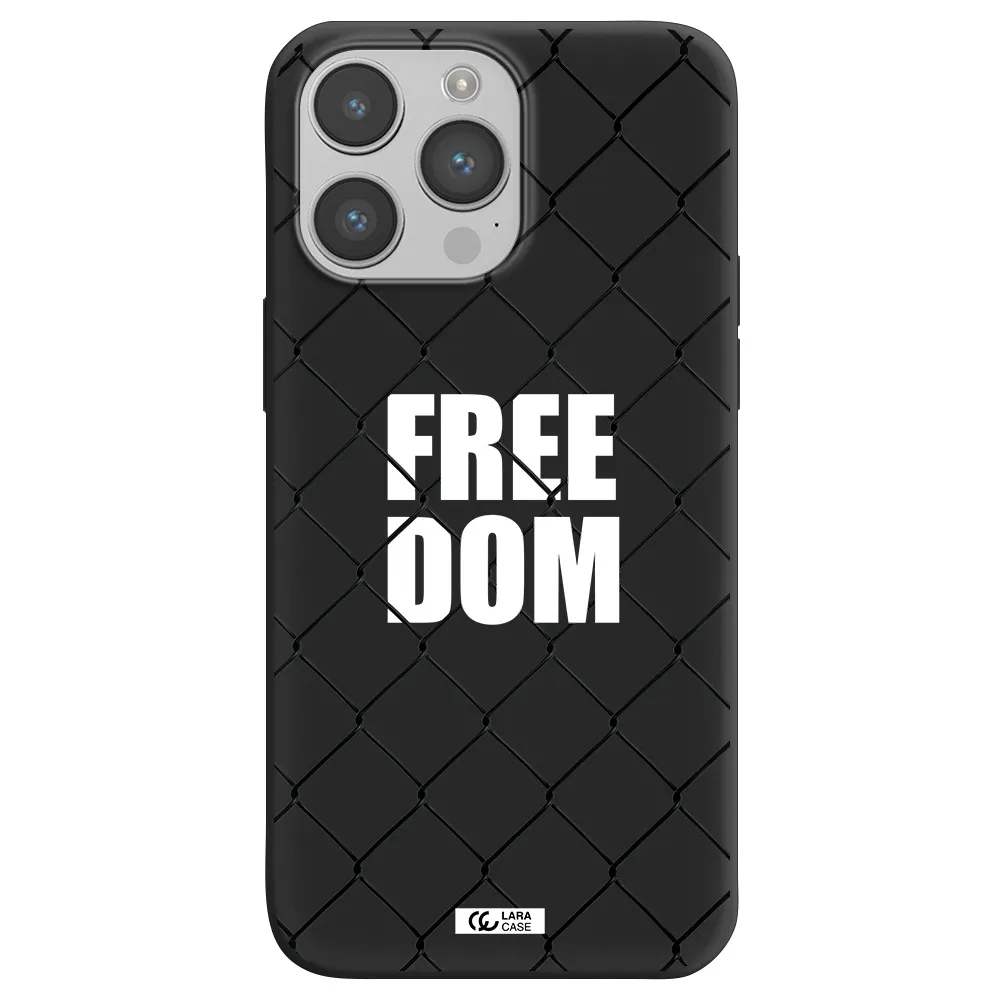 a close-up of a chain link fence Apple iPhone 14 pro max Silicone black Case