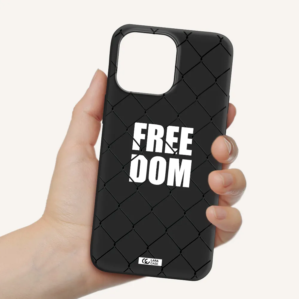 a close-up of a chain link fence Apple iPhone 14 pro max Silicone black Case