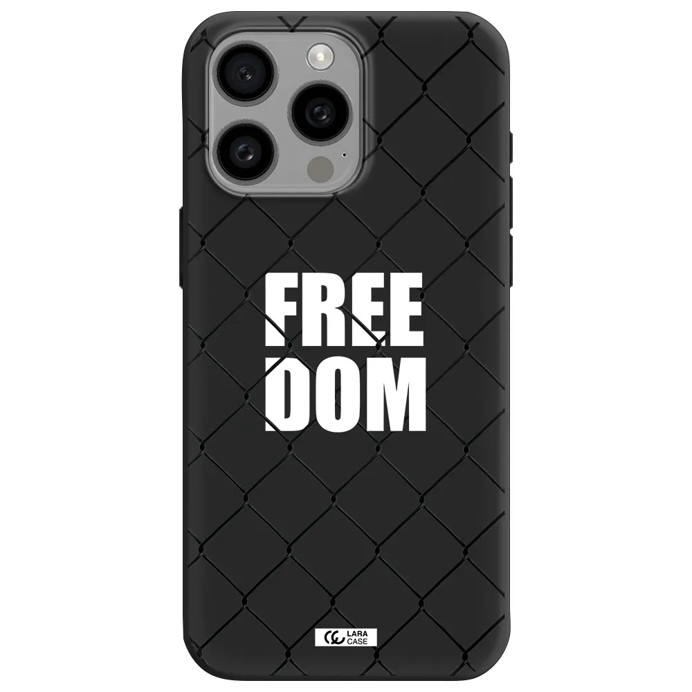 a close-up of a chain link fence Apple Iphone 15 Pro max Silicone black Case