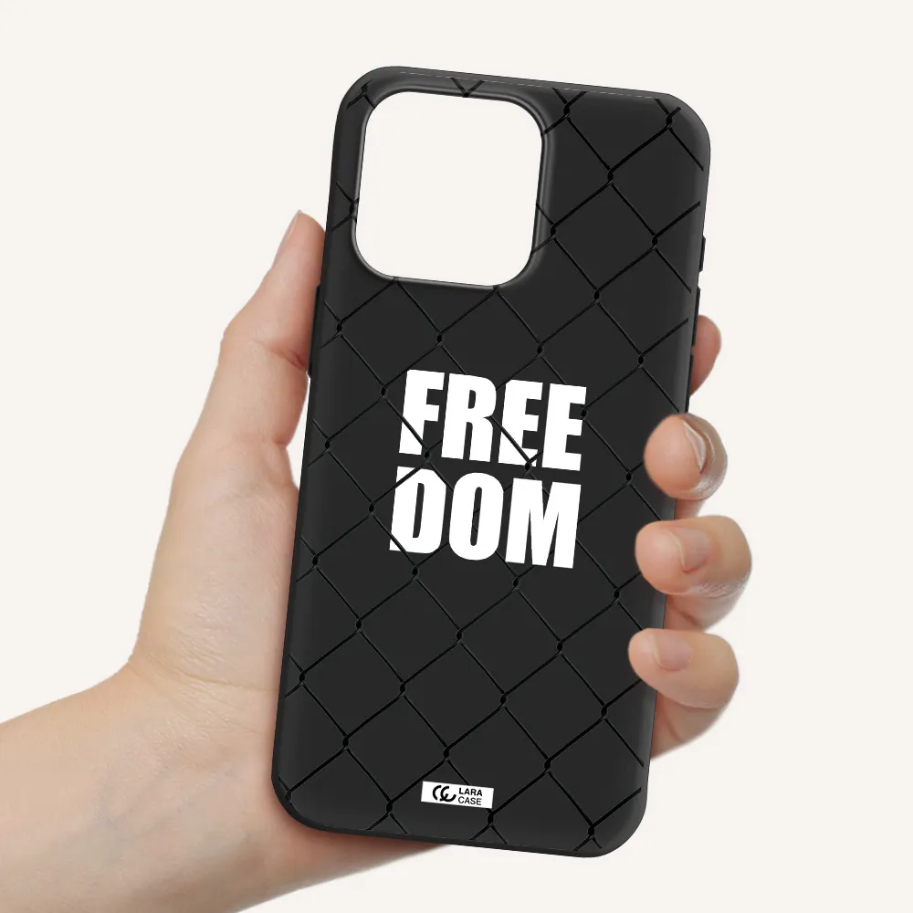 a close-up of a chain link fence Apple Iphone 15 Pro max Silicone black Case