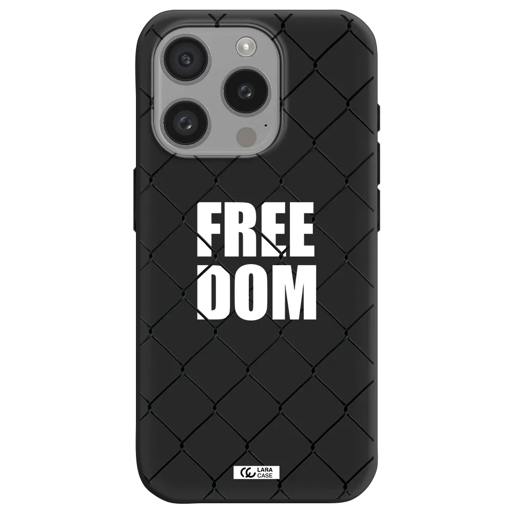 A Close-Up Of A Chain Link Fence Apple Iphone 15 Pro Silicone Black Case