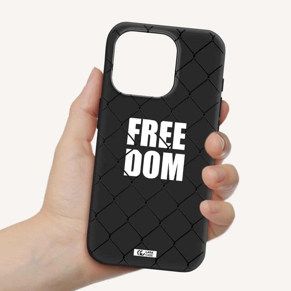 A Close-Up Of A Chain Link Fence Apple Iphone 15 Pro Silicone Black Case