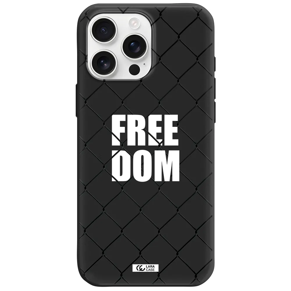 A Close-Up Of A Chain Link Fence Apple Iphone 16 Pro Max Silicone Black Case
