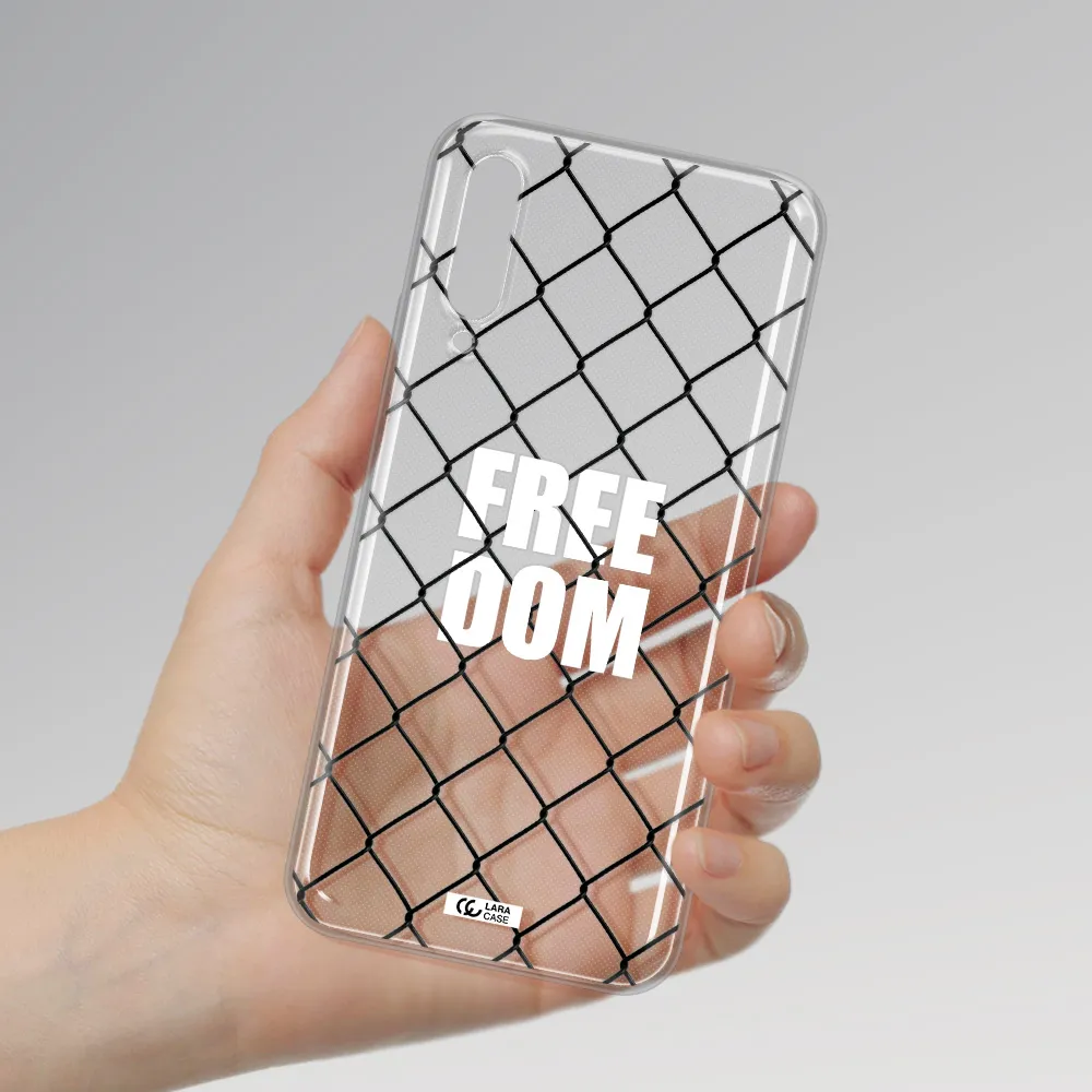 A Close-Up Of A Chain Link Fence Huawei Y9S Clear Tpu Case