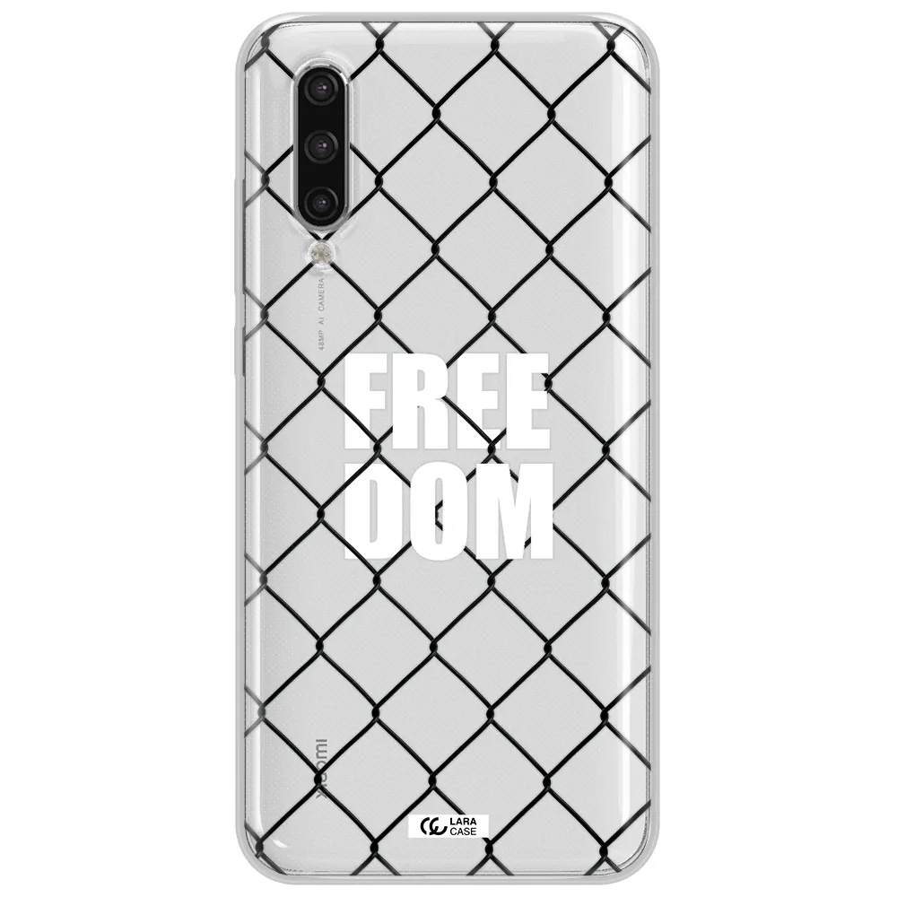 A Close-Up Of A Chain Link Fence Xiaomi Mi 9 Lite Clear Tpu Case