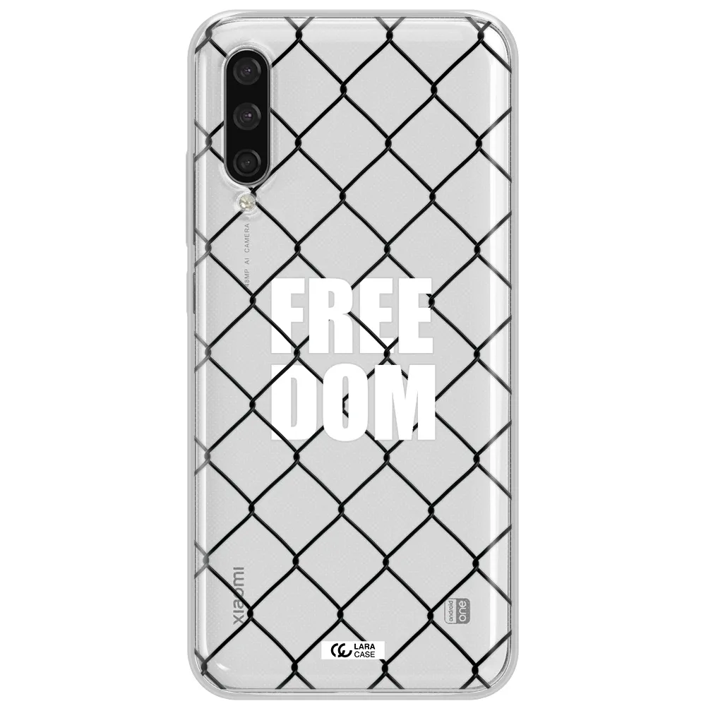 A Close-Up Of A Chain Link Fence Xiaomi Mi A3 Clear Tpu Case