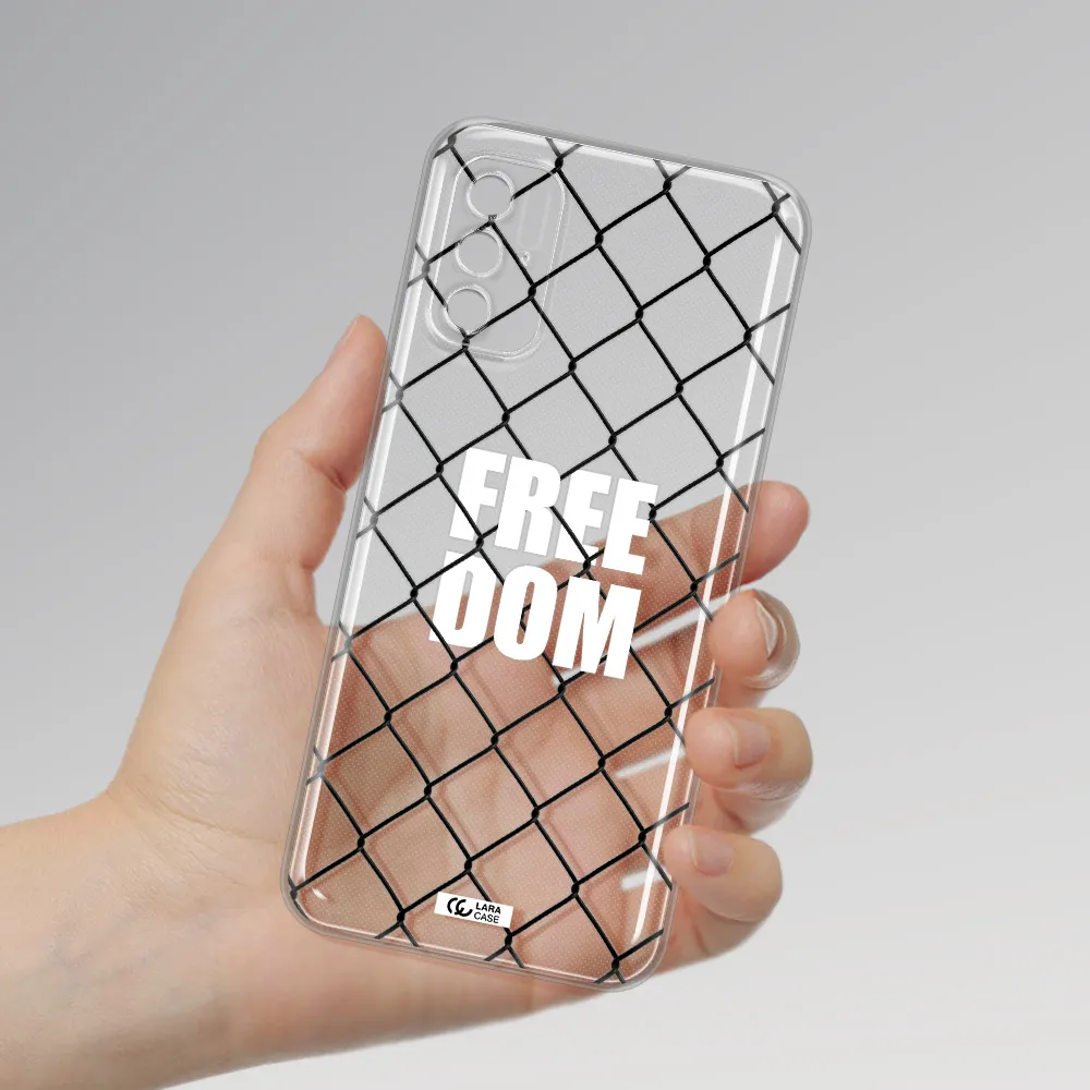 A Close-Up Of A Chain Link Fence Xiaomi Poco M4 Pro 5G Clear Tpu Case