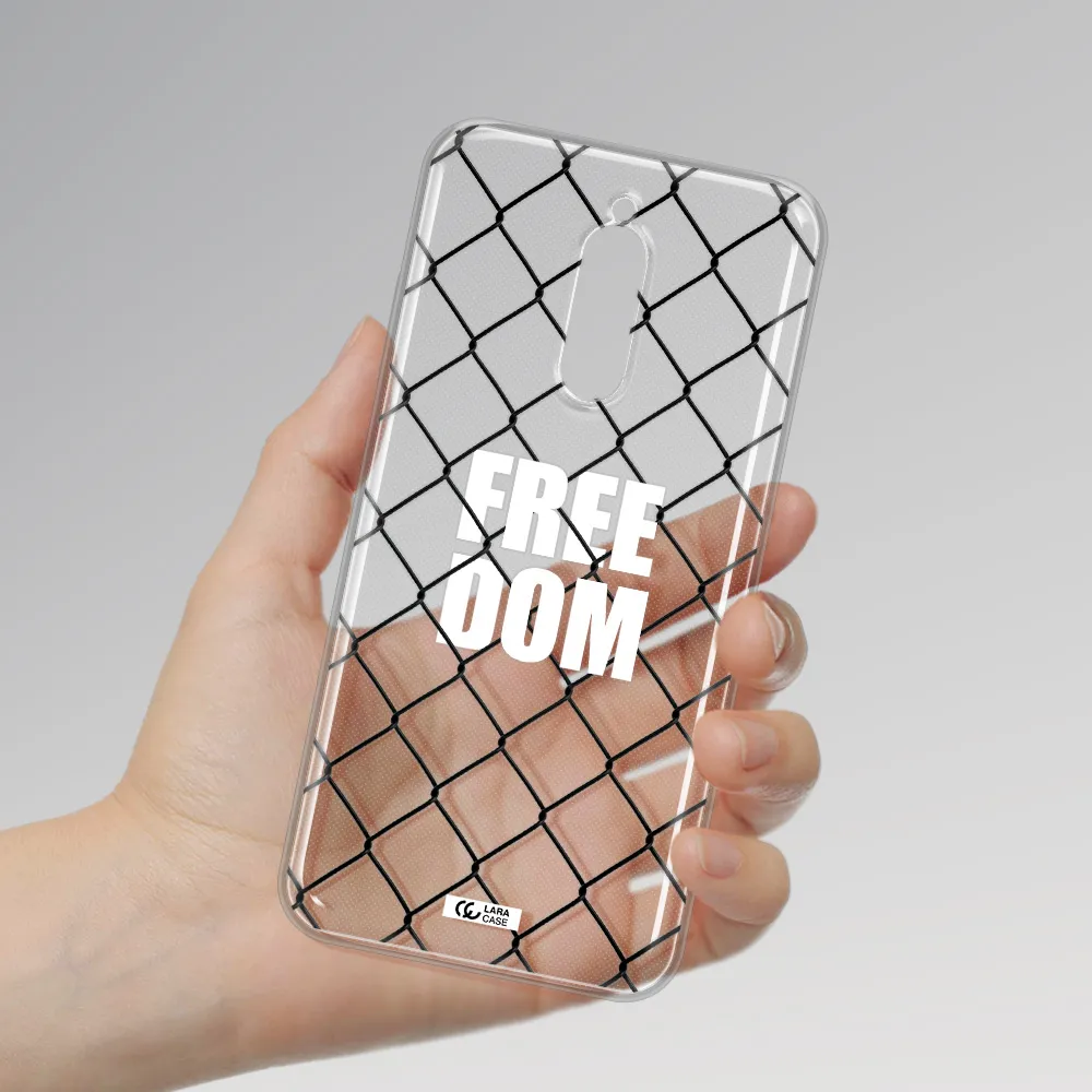 A Close-Up Of A Chain Link Fence Xiaomi Redmi 8 Clear Tpu Case