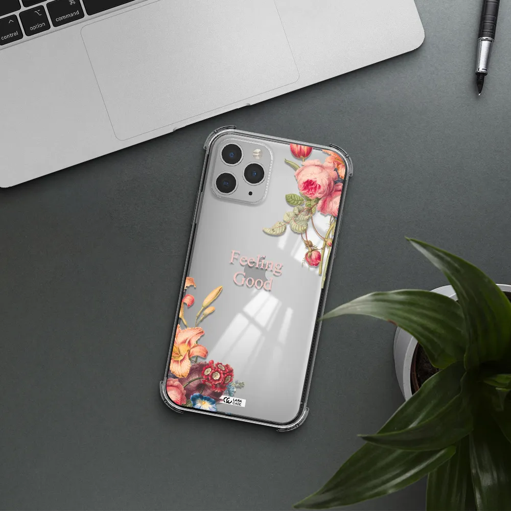 a close-up of flowers Apple iPhone 11 pro max Clear PC Case