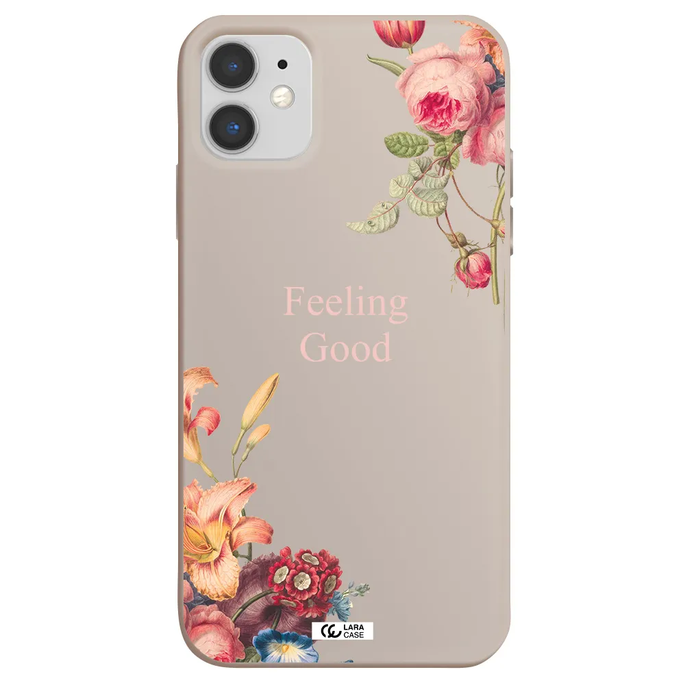 a close-up of flowers Apple iPhone 11 Silicone Stone Case