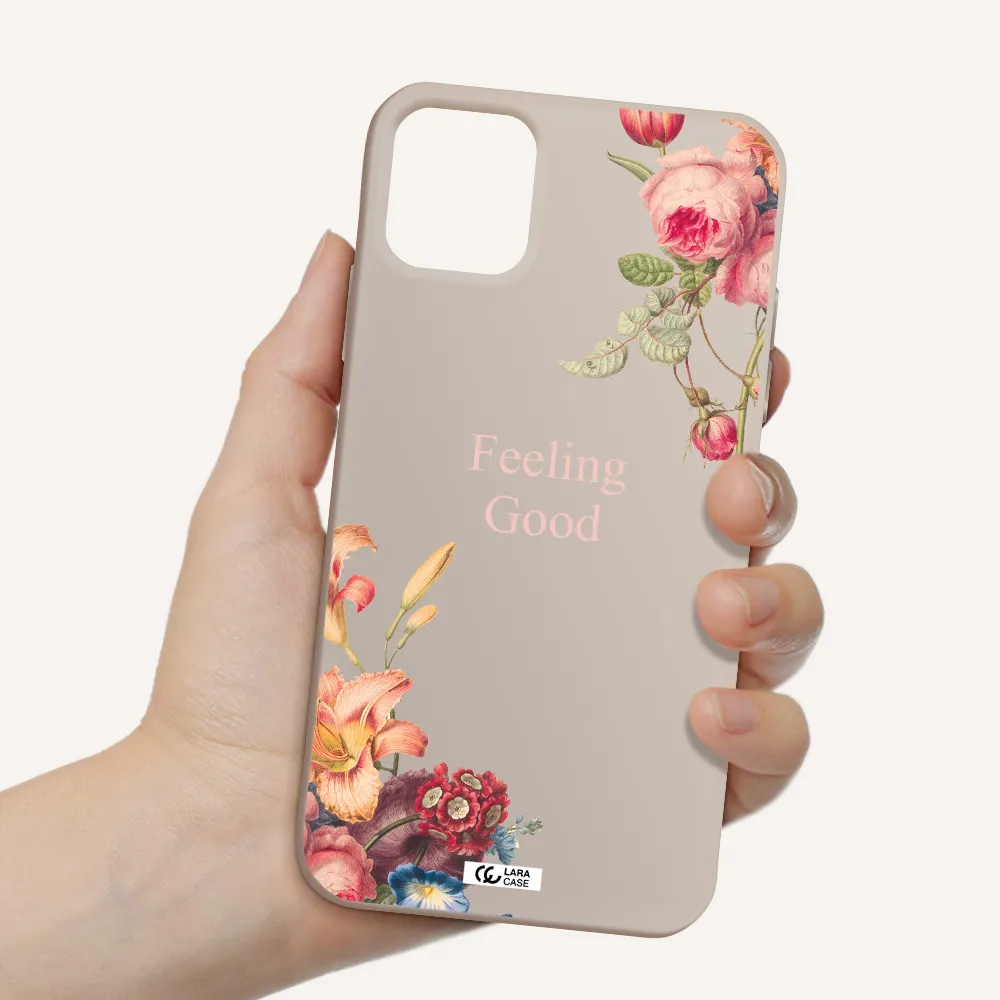 a close-up of flowers Apple iPhone 11 Silicone Stone Case
