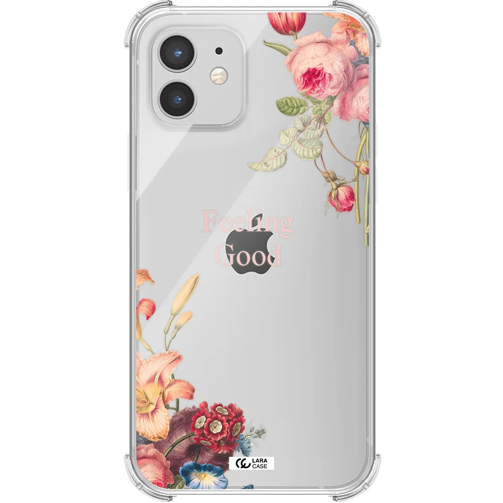 a close-up of flowers Apple iPhone 12 Clear PC Case