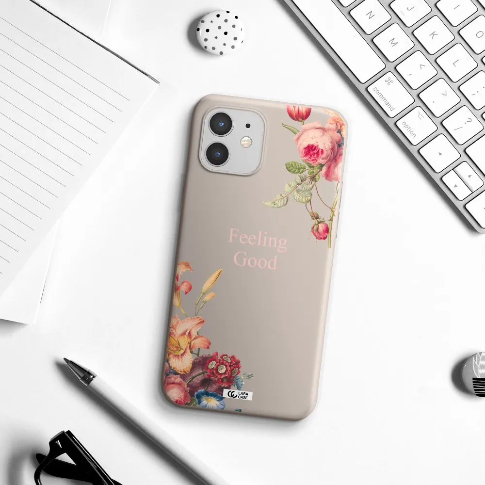 a close-up of flowers Apple iPhone 12 mini Silicone Stone Case