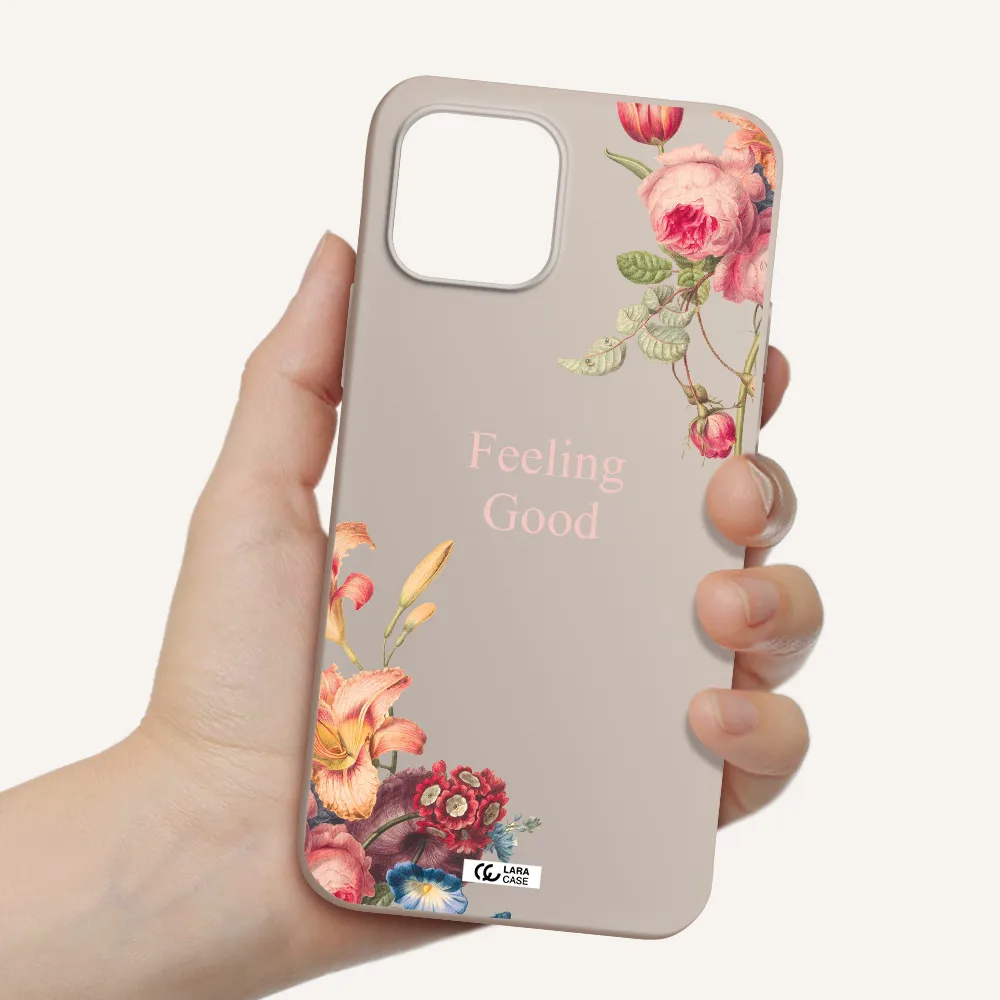 a close-up of flowers Apple iPhone 12 Silicone Stone Case
