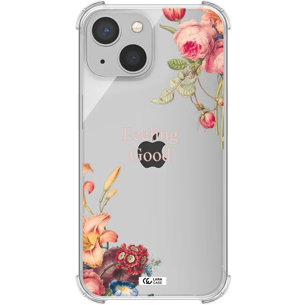 a close-up of flowers Apple iPhone 13 Clear PC Case