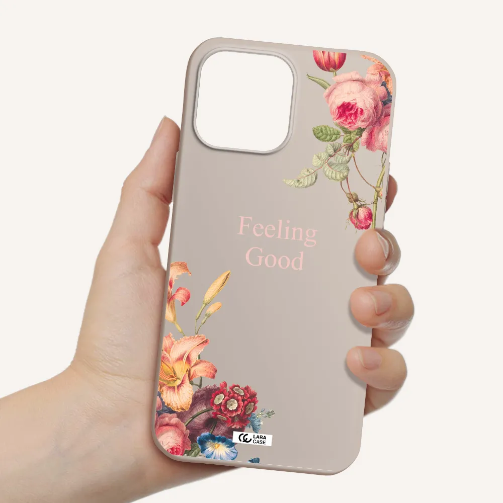 a close-up of flowers Apple iPhone 13 Pro Max Silicone Stone Case