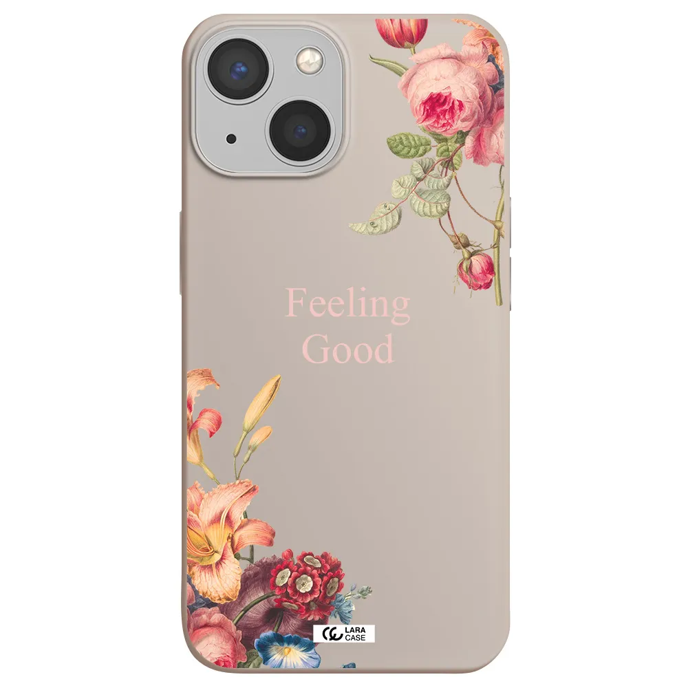 a close-up of flowers Apple iPhone 13 Silicone Stone Case
