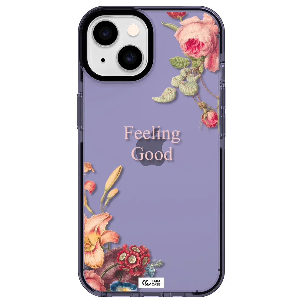 a close-up of flowers Apple iPhone 14 impact Lilac Case