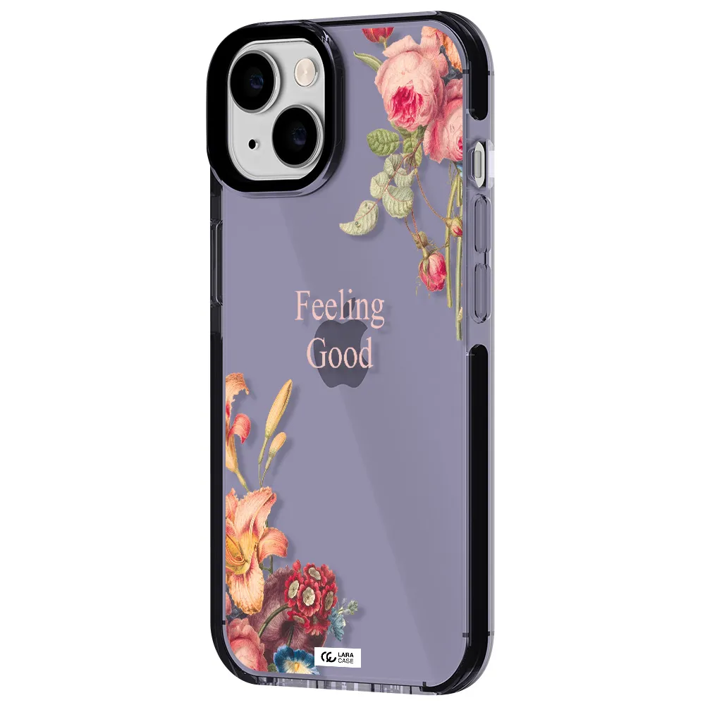 a close-up of flowers Apple iPhone 14 impact Lilac Case