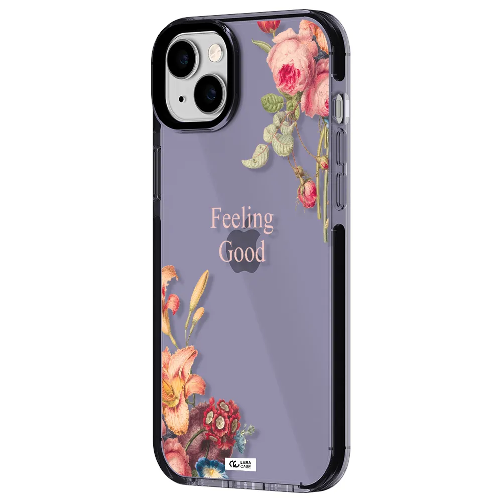a close-up of flowers Apple iPhone 14 plus impact Lilac Case