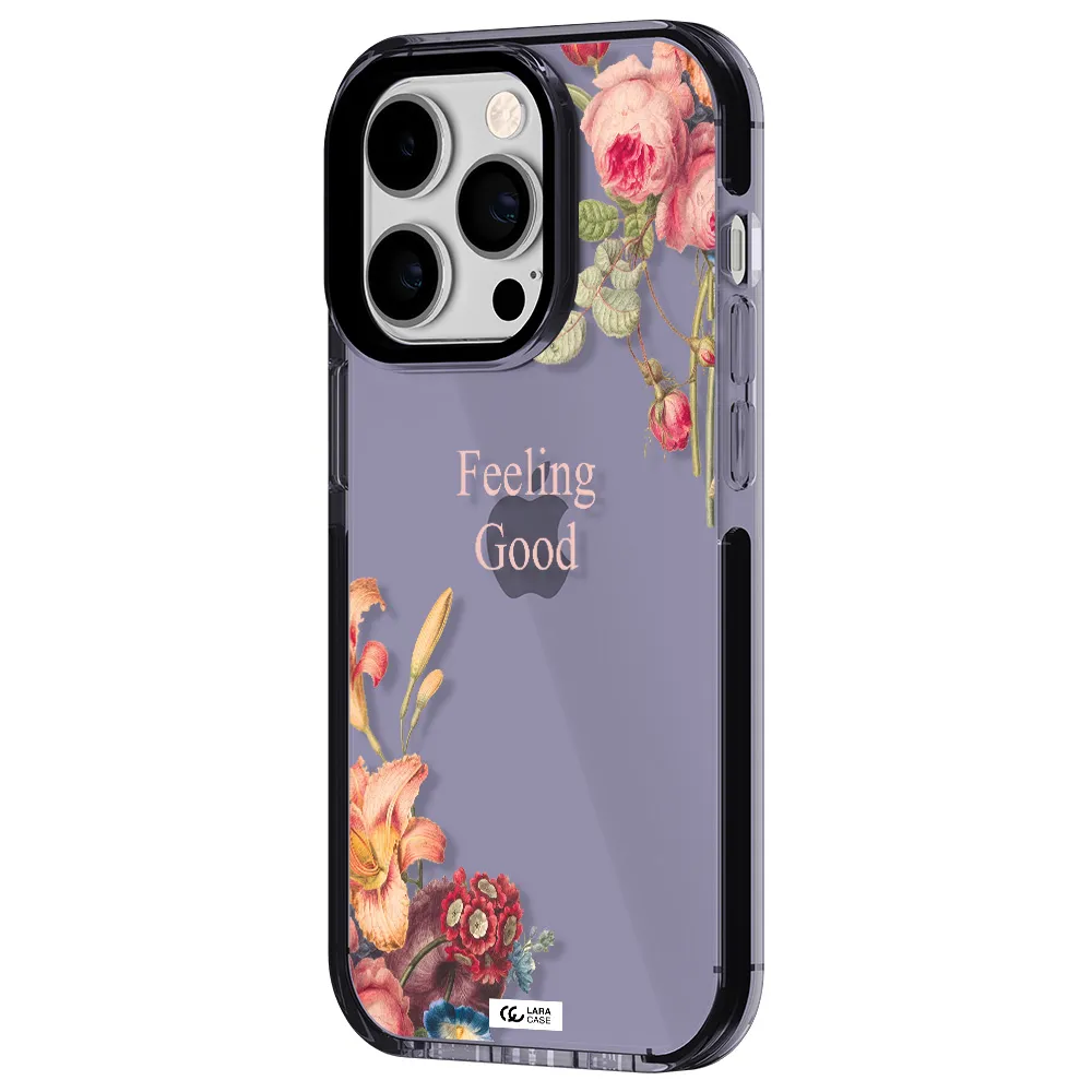 a close-up of flowers Apple iPhone 14 pro impact Lilac Case