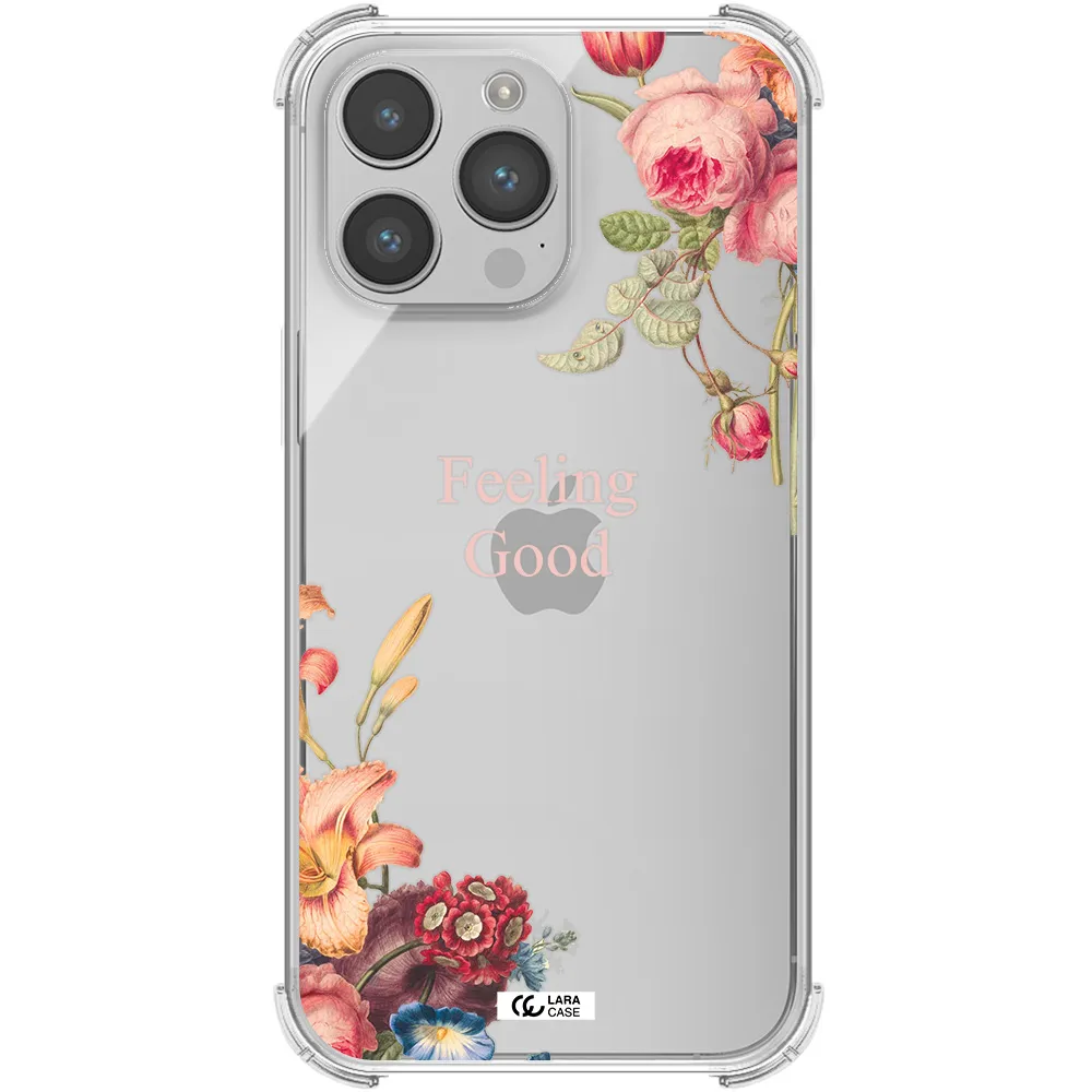 a close-up of flowers Apple iPhone 14 pro max Clear PC Case