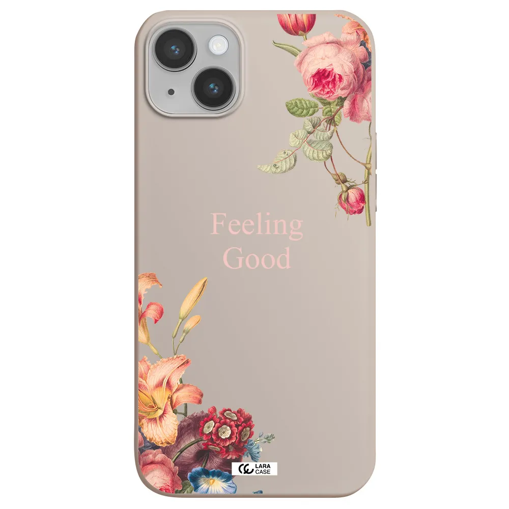 a close-up of flowers Apple iPhone 14 Silicone Stone Case