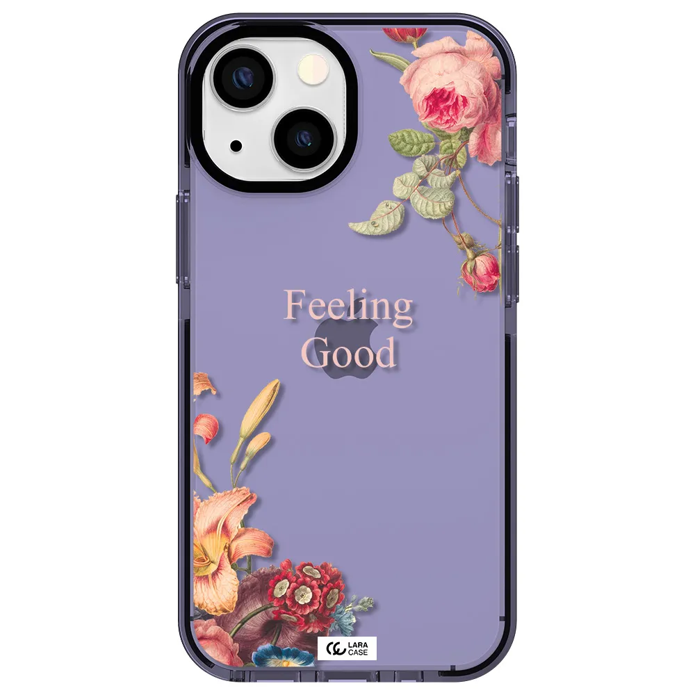a close-up of flowers Apple iPhone 15 impact Lilac Case