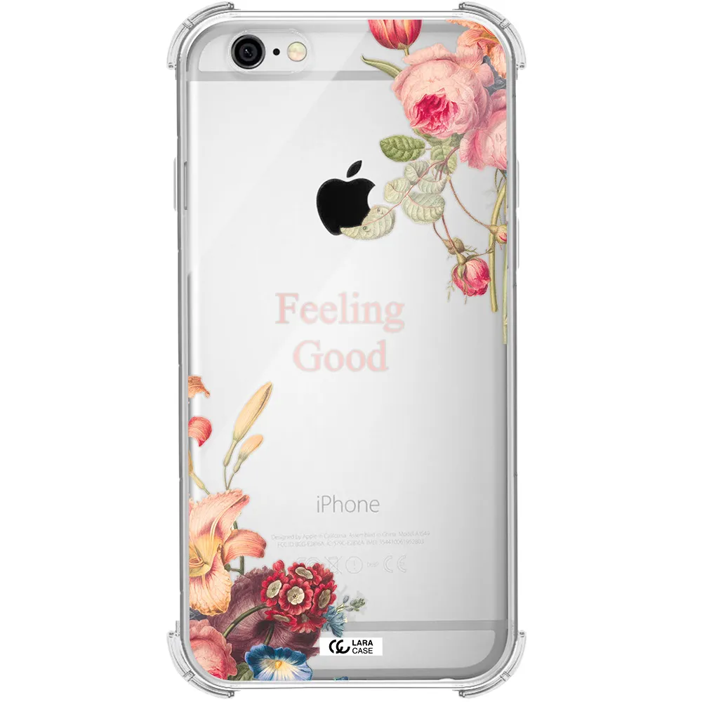 a close-up of flowers Apple iPhone 6 Clear PC Case