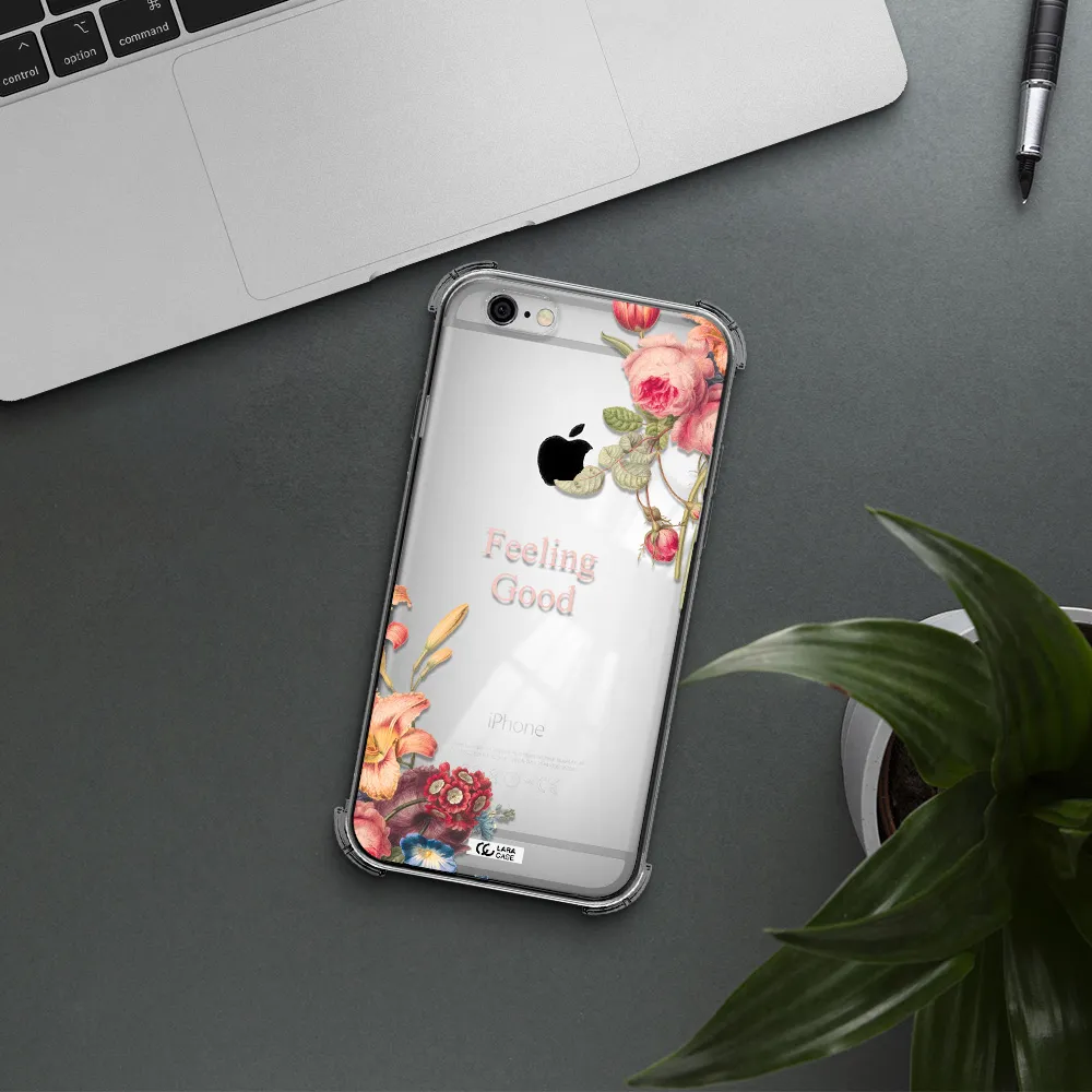 a close-up of flowers Apple iPhone 6 Clear PC Case