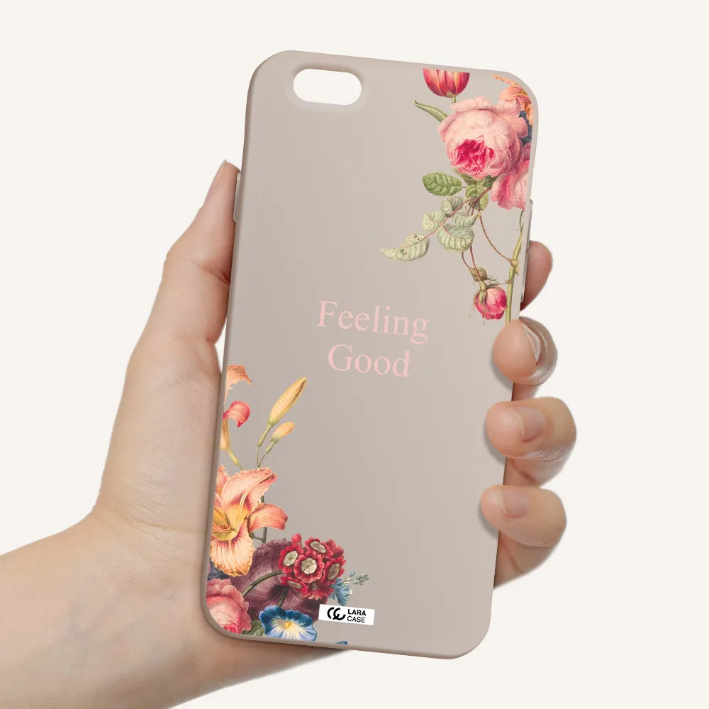 a close-up of flowers Apple iPhone 6 Silicone Stone Case