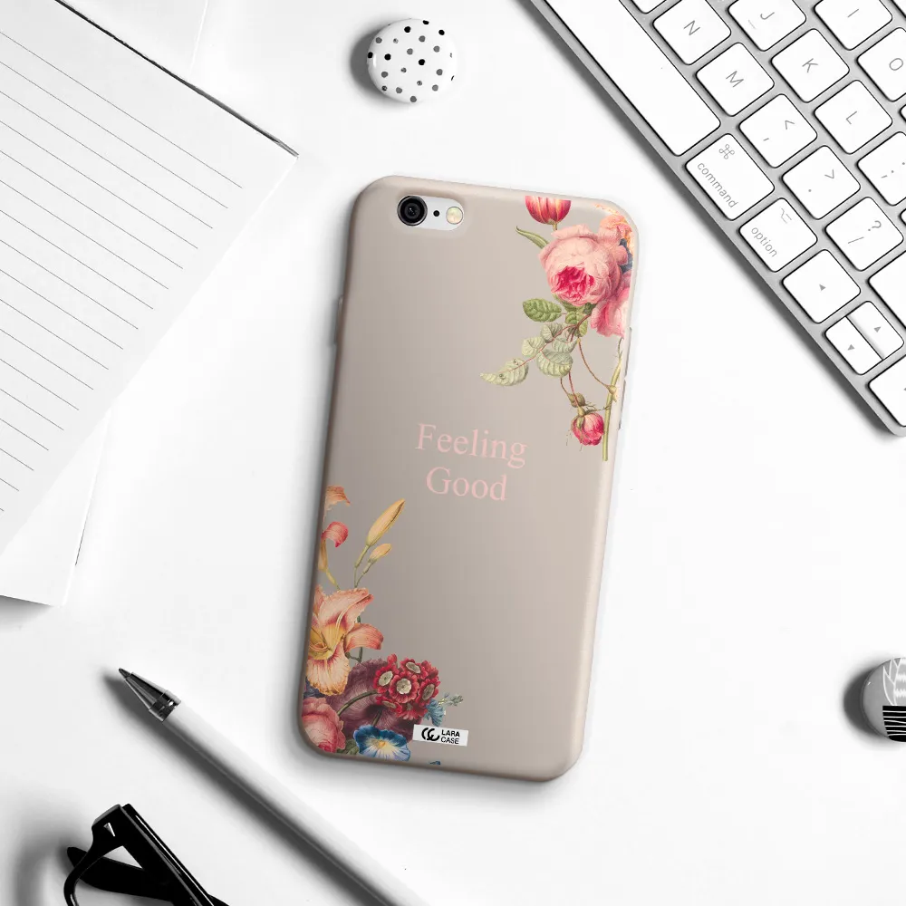 a close-up of flowers Apple iPhone 6 Silicone Stone Case