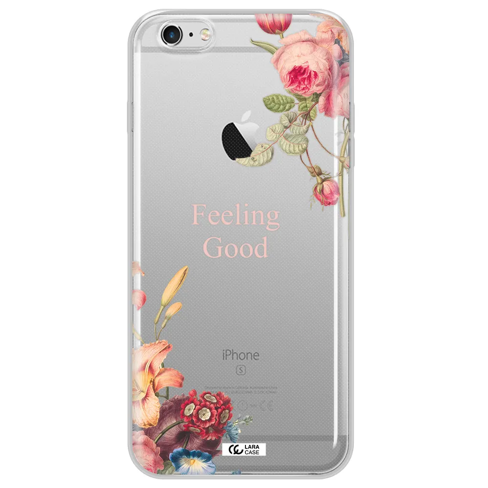 a close-up of flowers Apple iPhone 6S Clear TPU Case