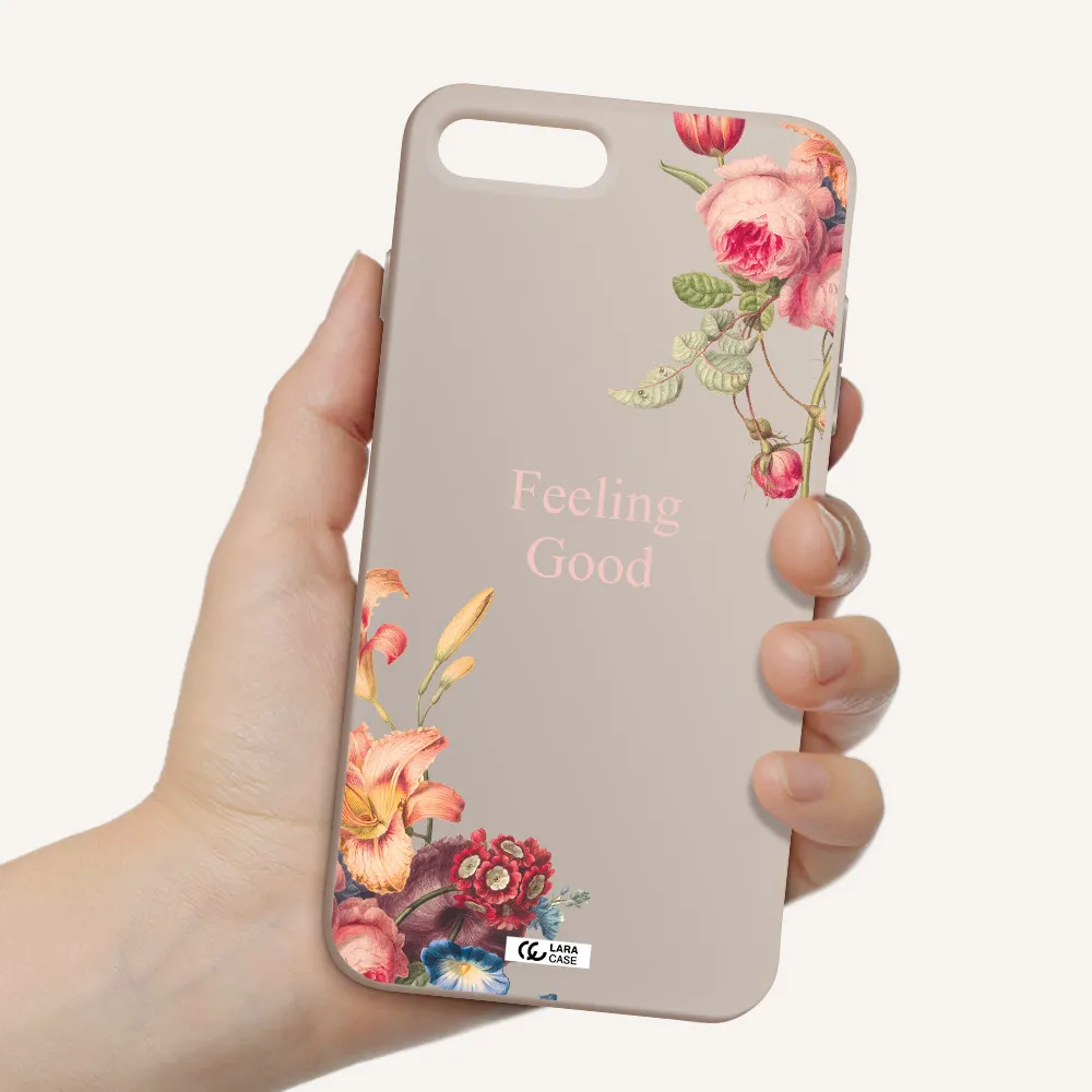 a close-up of flowers Apple iPhone 7 plus Silicone Stone Case
