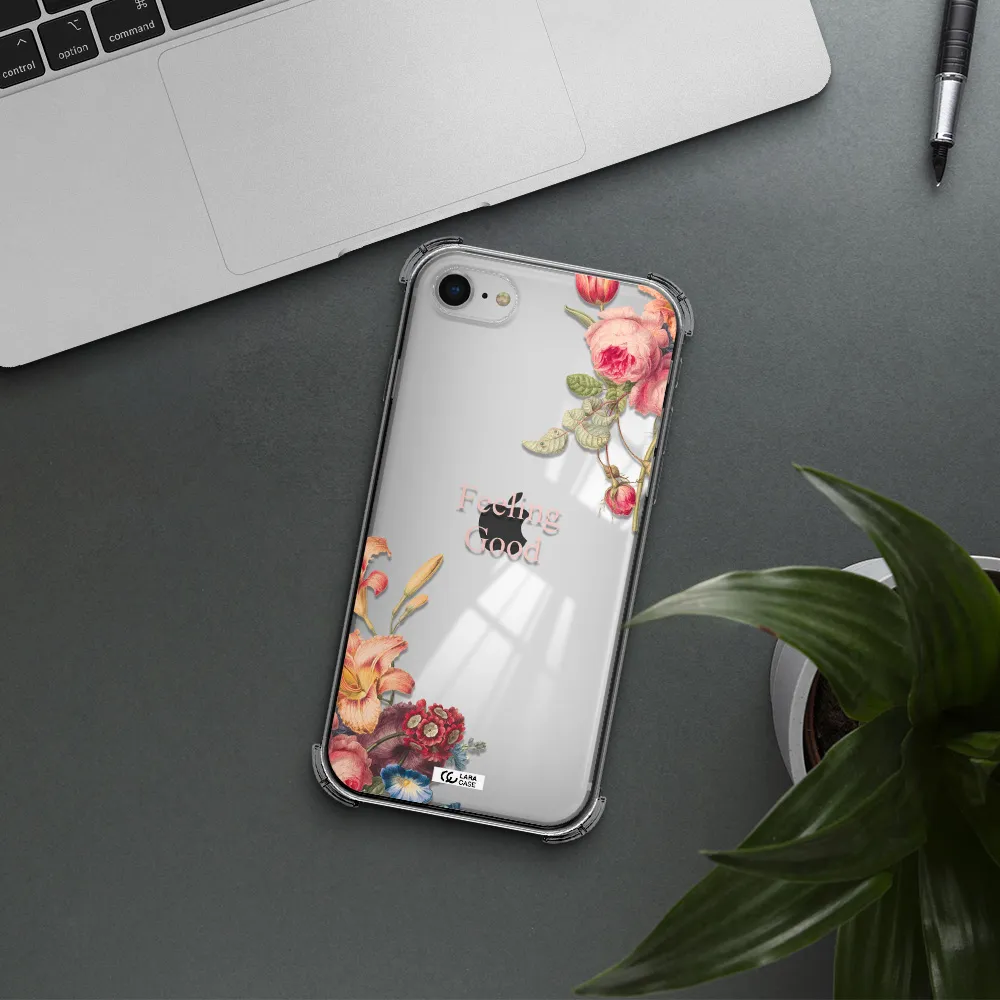 a close-up of flowers Apple iPhone se 2020 Clear PC Case